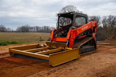 caterpillar skid steer box scraper|skid steer box grader attachment.